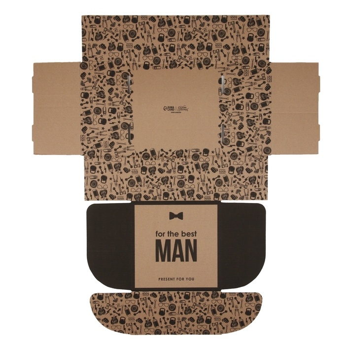 Коробка складная «Лучшему мужчине», 24 х 24 х 12 см Коробка складная «Лучшему мужчине», 24 х 24 х 12 см