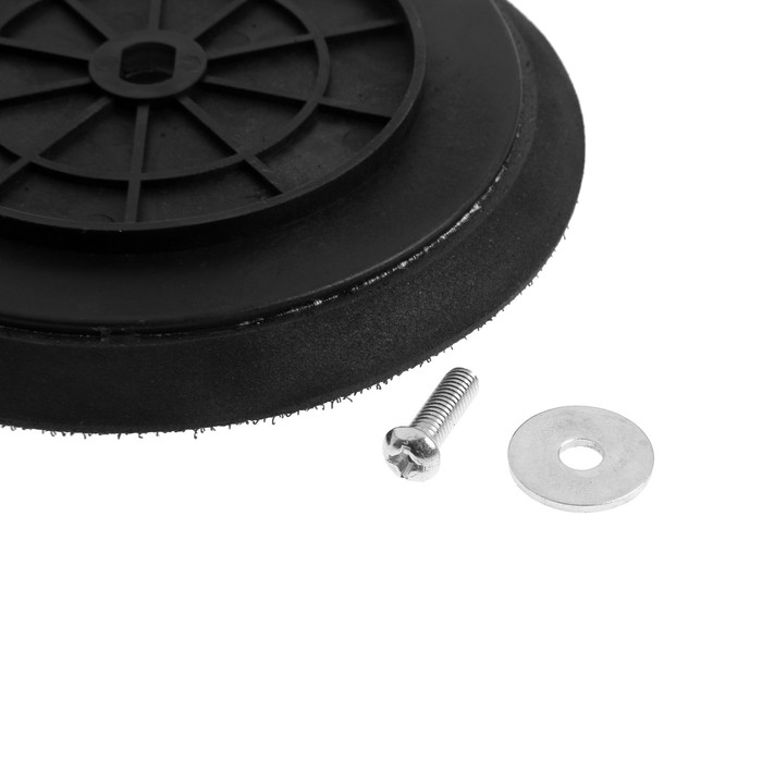 Насадка с липучкой для аккумуляторной полировальной машины ТУНДРА, М8, 150 мм Насадка с липучкой для аккумуляторной полировальной машины ТУНДРА, М8, 150 мм