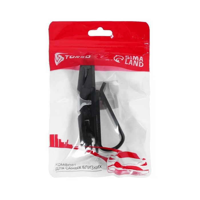 Держатель очков TORSO, зажим, хром Держатель очков TORSO, зажим, хром