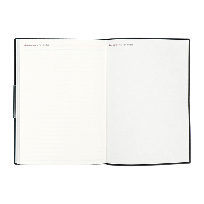 Еженедельник датир 2025г мягк обл иск кож А6+ 80л ESCALADA, тис ф, кр бл 70 г/м², чёрный Еженедельник датир 2025г мягк обл иск кож А6+ 80л ESCALADA, тис ф, кр бл 70 г/м², чёрный