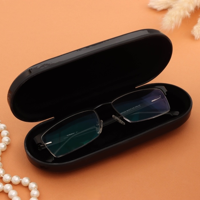 Очечник Очечник "Маки", чёрный, 17х7 см