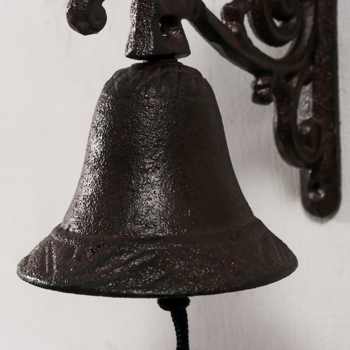 Колокол сувенирный чугун  Колокол сувенирный чугун "Коронация" 20,5х16х11 см