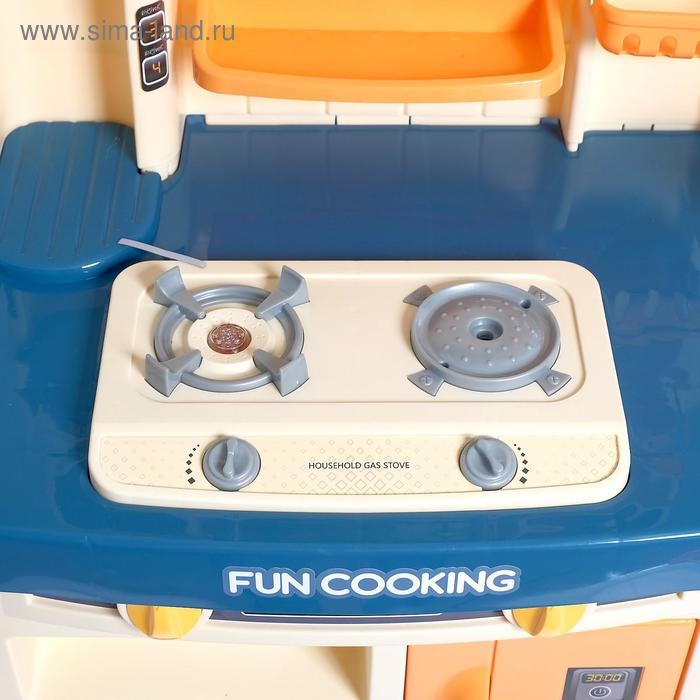 Игровой набор «Кухня шеф-повара», с аксессуарами, свет, звук, бежит вода из крана Игровой набор «Кухня шеф-повара», с аксессуарами, свет, звук, бежит вода из крана