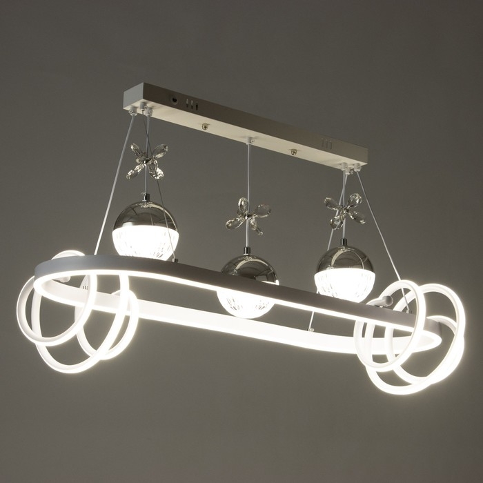 Светильник с ПДУ Светильник с ПДУ "Фиора" LED 120Вт 3000-6000К белый 62х33х15-115 см