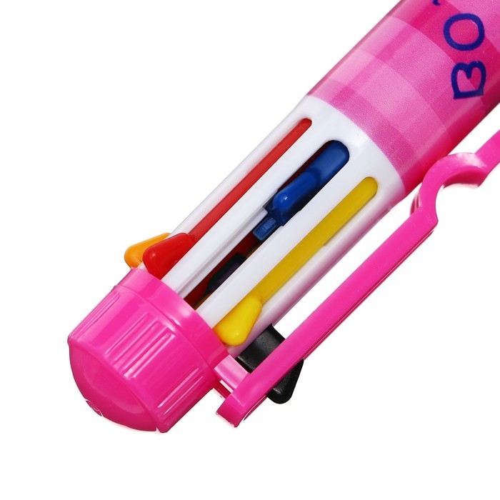 Ручка шариковая Calligrata, автоматическая, 8-ми цветная, МИКС Ручка шариковая Calligrata, автоматическая, 8-ми цветная, МИКС