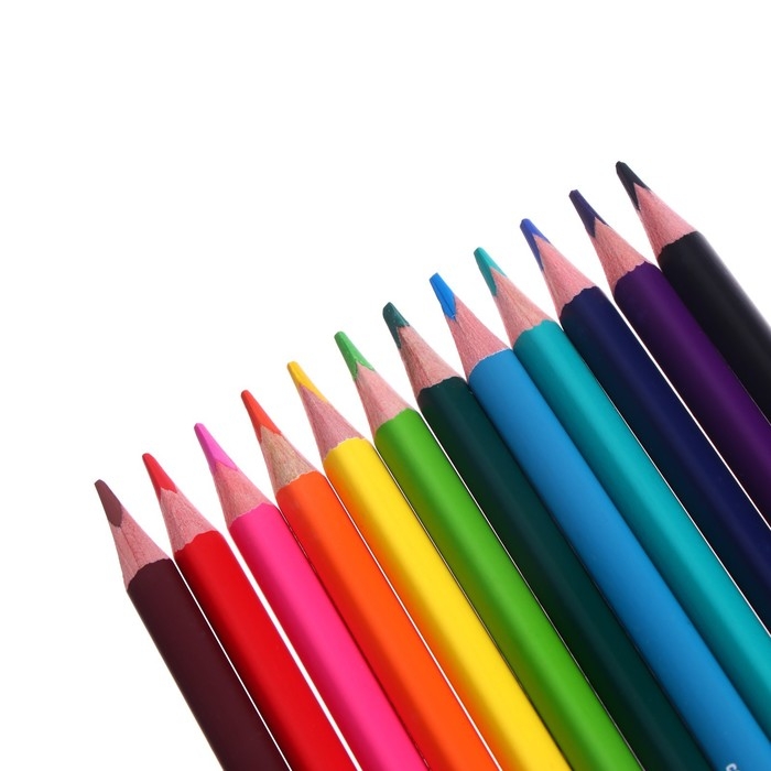 Карандаши 12 цветов BrunoVisconti Easycolor, трёхгранные, особо мягкие Карандаши 12 цветов BrunoVisconti Easycolor, трёхгранные, особо мягкие