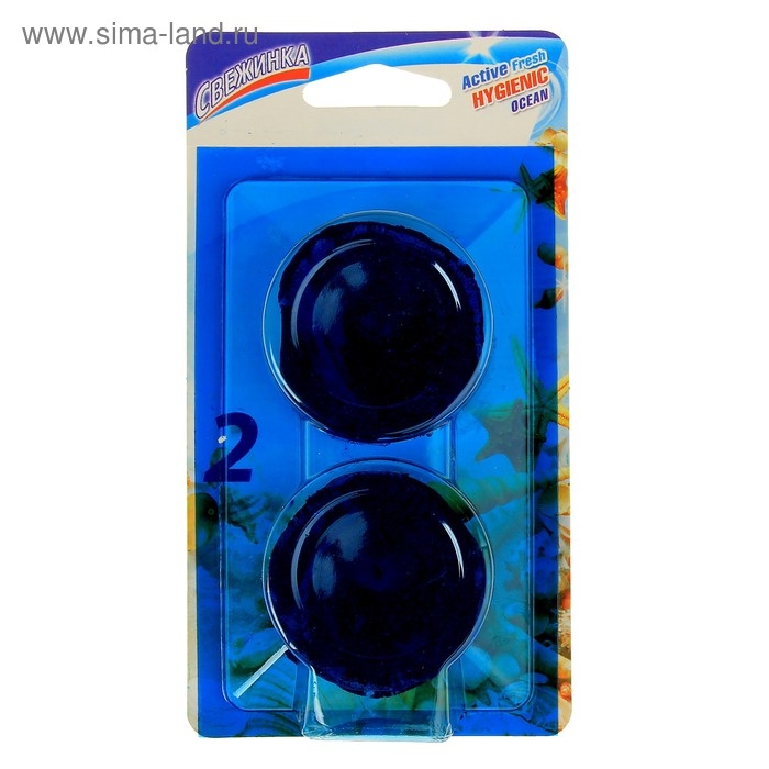 Таблетка для сливного бачка Свежинка  Таблетка для сливного бачка Свежинка "Море", 40 г, 2 шт