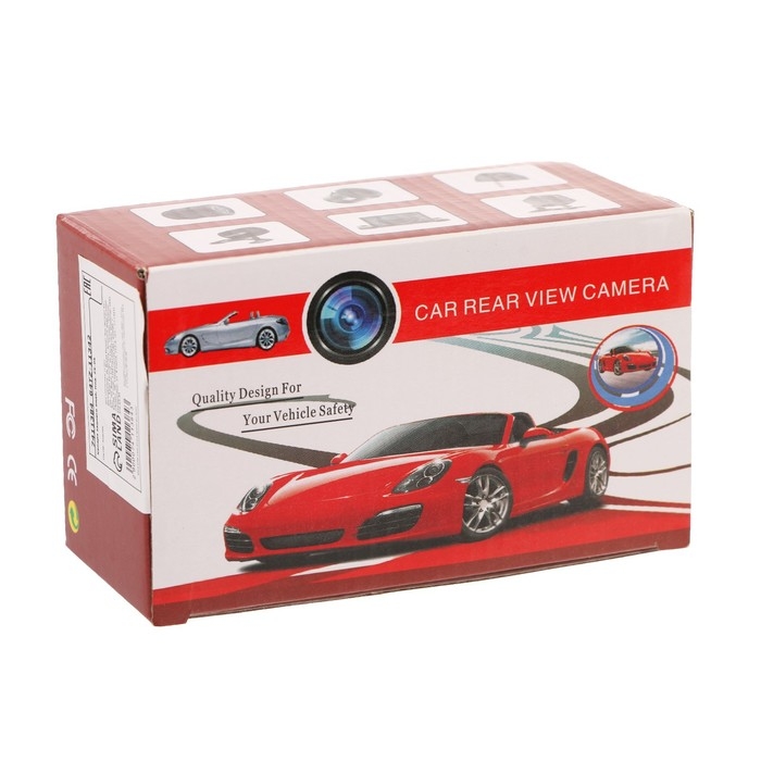 Камера заднего вида, IP68, обзор 130°, 0.3 Мп, провод 6 м, черный Камера заднего вида, IP68, обзор 130°, 0.3 Мп, провод 6 м, черный