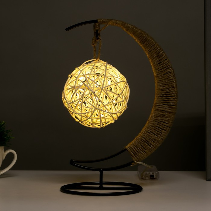 Ночник 16824/1 LED от батареек 2АА черный 17х10х28 см RISALUX Ночник 16824/1 LED от батареек 2АА черный 17х10х28 см RISALUX