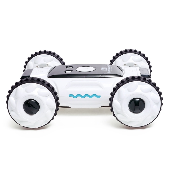 Машинка перевертыш «Техно», радиоуправляемая, дрифт, аккумулятор, на пульте управления, цвет белый Машинка перевертыш «Техно», радиоуправляемая, дрифт, аккумулятор, на пульте управления, цвет белый