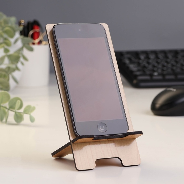 Подставка под телефон «Дайте мне мой кофе и никто не пострадает», 7×8×15 см