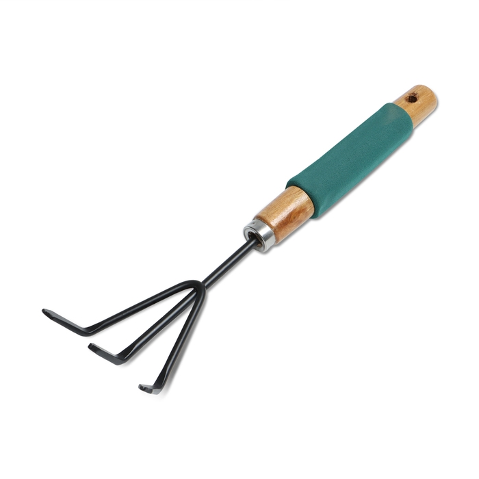 Рыхлитель Greengo, длина 30,5 см, 3 зубца, деревянная ручка с поролоном Рыхлитель Greengo, длина 30,5 см, 3 зубца, деревянная ручка с поролоном