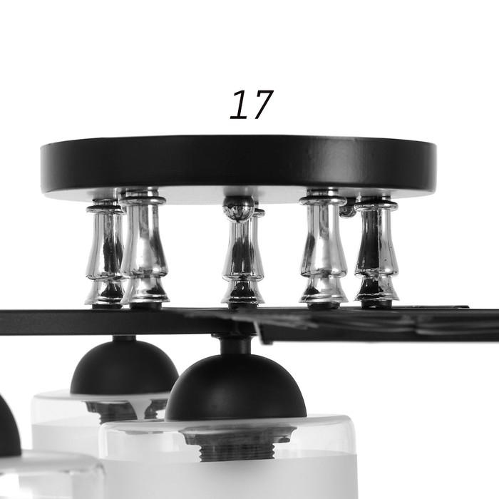 Люстра 1697/6 E27 40Вт белый 57х57х28 см BayerLux