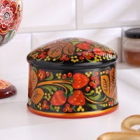 Коробка «Ягодка», большая, 12-13×9-10 см, хохлома
