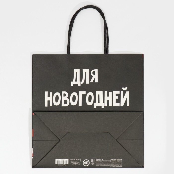 Пакет подарочный новогодний «Новогодняя суета», 22 х 22 х 11 см, Новый год Пакет подарочный новогодний «Новогодняя суета», 22 х 22 х 11 см, Новый год