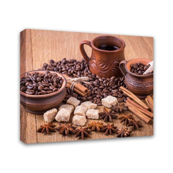 Картина на подрамнике Картина на подрамнике "Кофе с пряностями" 40*50 см