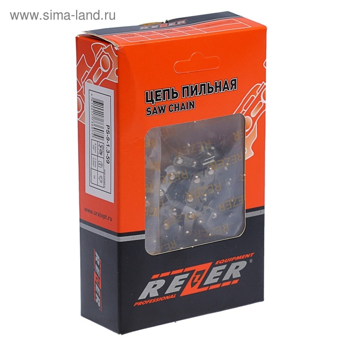 Цепь для бензопилы Rezer Rancher P-9-1.3-59, 16 Цепь для бензопилы Rezer Rancher P-9-1.3-59, 16", шаг 3/8", паз 1.3 мм, 59 звеньев