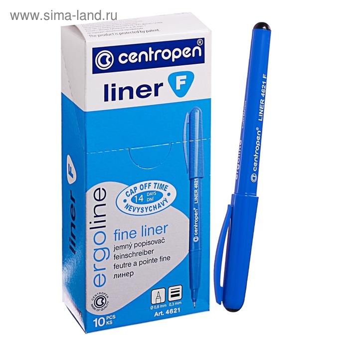Ручка капиллярная 0.8 мм Centropen 4621, линия 0,3 мм, цвет чёрный, невысыхаемая, длина письма 1500 м Ручка капиллярная 0.8 мм Centropen 4621, линия 0,3 мм, цвет чёрный, невысыхаемая, длина письма 1500 м