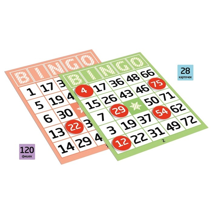 Настольная игра «Бинго» Настольная игра «Бинго»