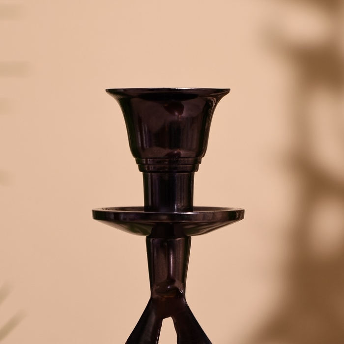 Подсвечник с колокольчиком  Подсвечник с колокольчиком "Ёлочка" 20 см, металл