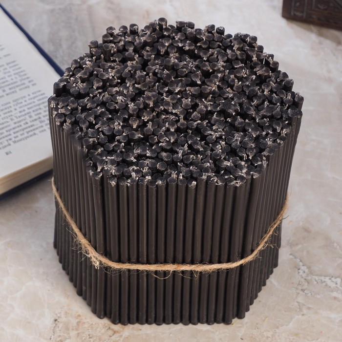 Свечи ритуальные чёрные № 100, 2 кг Свечи ритуальные чёрные № 100, 2 кг