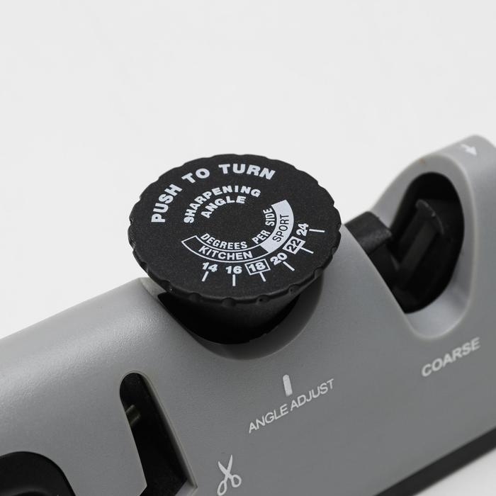 Точилка Hi-tech, 4 в 1, с регулятором угла заточки, цвет МИКС