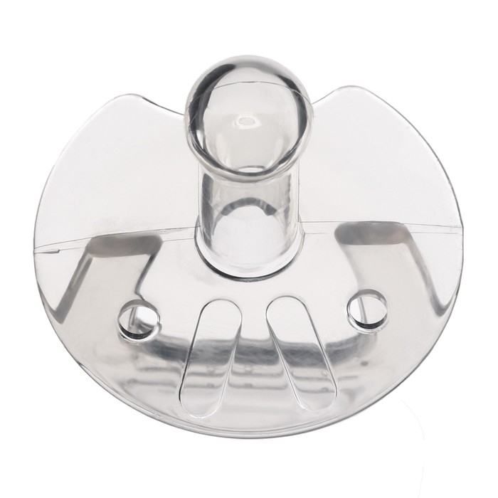 Соска - пустышка цельносиликоновая классическая, от 3 мес., цвет прозрачный