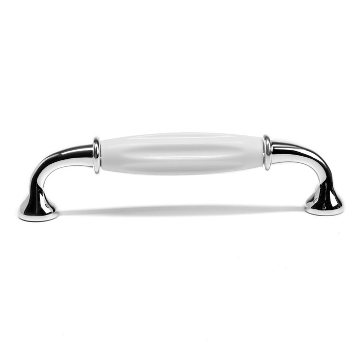 Ручка-скоба CAPPIO RSC012, пластик, м/о 128 мм, цвет хром Ручка-скоба CAPPIO RSC012, пластик, м/о 128 мм, цвет хром