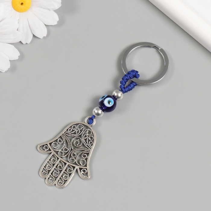 Брелок от сглаза металл Брелок от сглаза металл "Рука Фатимы ажурная" 4,2х5,5 см