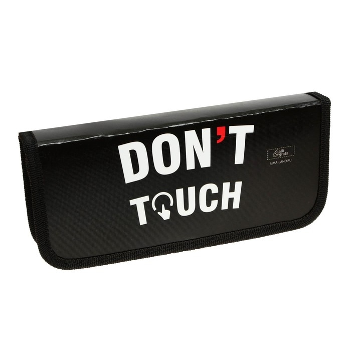 Пенал 1 секция, 90 х 195 х 25 мм, Calligrata Don't touch, ламинированный картон Пенал 1 секция, 90 х 195 х 25 мм, Calligrata Don't touch, ламинированный картон