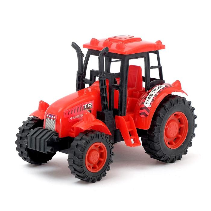 Трактор инерционный «Фермерский», цвета МИКС Трактор инерционный «Фермерский», цвета МИКС