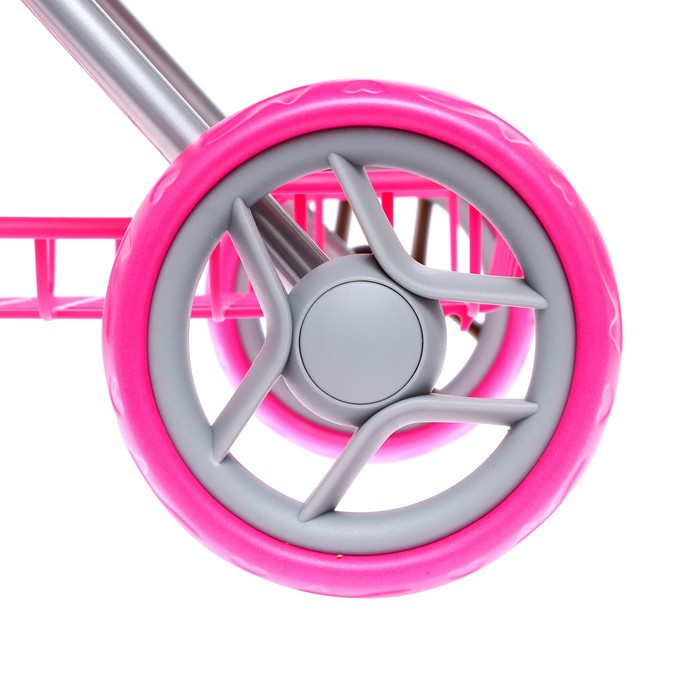 Коляска для кукол, универсальная, с корзиной, с сумкой Коляска для кукол, универсальная, с корзиной, с сумкой