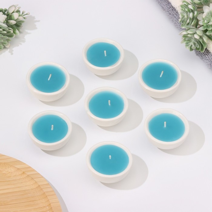 Набор свечей ароматических Набор свечей ароматических "Черника", 24 шт, 5х2,8 см