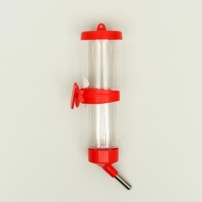 Поилка для грызунов Поилка для грызунов "Пижон", 250 мл, красная