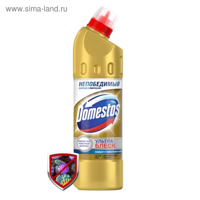 Чистящее средство Domestos  Чистящее средство Domestos "Ультра блеск", гель, для унитаза, 500 мл