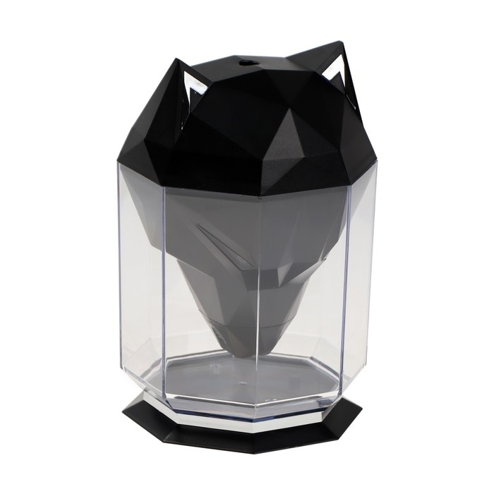 Увлажнитель воздуха Luazon HM-12  Увлажнитель воздуха Luazon HM-12 "Волк", ультразвуковой, 650 мл, 2 Вт, погружной, USB,черный