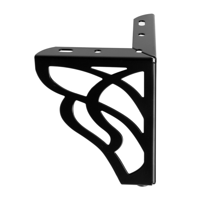 Опора мебельная CAPPIO резная OP02, h=130 мм.10*10мм, цвет матовый черный Опора мебельная CAPPIO резная OP02, h=130 мм.10*10мм, цвет матовый черный