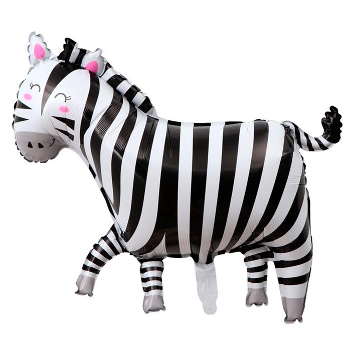 Шар фольгированный 25" &laquo;Зебра&raquo;