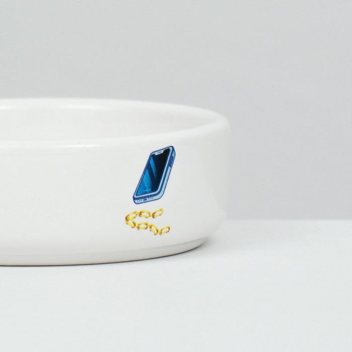 Миска керамическая для грызунов  Миска керамическая для грызунов "На стиле" 80 мл  8,5 х 3 см