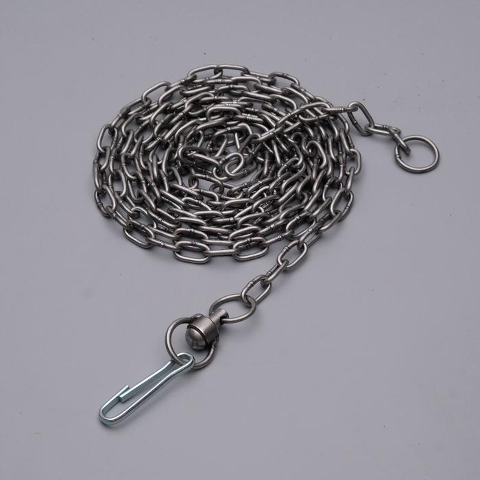 Цепь для привязи собак, 3 м, калибр 3 х 16 мм, черная Цепь для привязи собак, 3 м, калибр 3 х 16 мм, черная