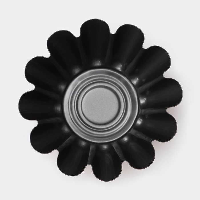 Форма для ромовой бабы и кулича «Бутон», 14,5×6 см, антипригарное покрытие, цвет бордовый Форма для ромовой бабы и кулича «Бутон», 14,5×6 см, антипригарное покрытие, цвет бордовый