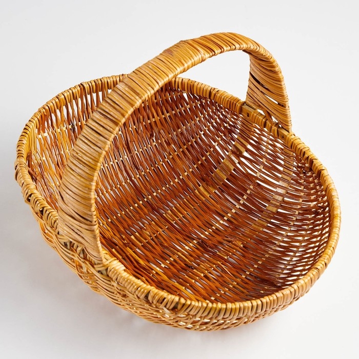 Корзина плетеная, 38х26х11/29 см, ферн Корзина плетеная, 38х26х11/29 см, ферн