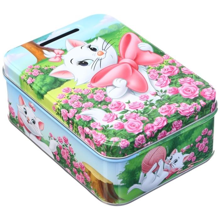 Копилка 14х10х5.8 см, металл, Коты Аристократы Копилка 14х10х5.8 см, металл, Коты Аристократы