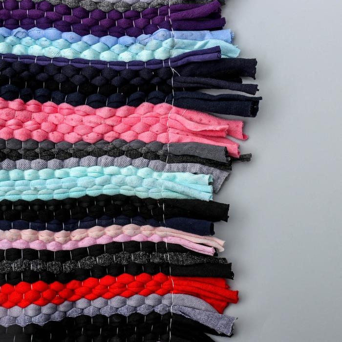 Коврик-половичок для дома средний Доляна, 48×78 см, цвет МИКС