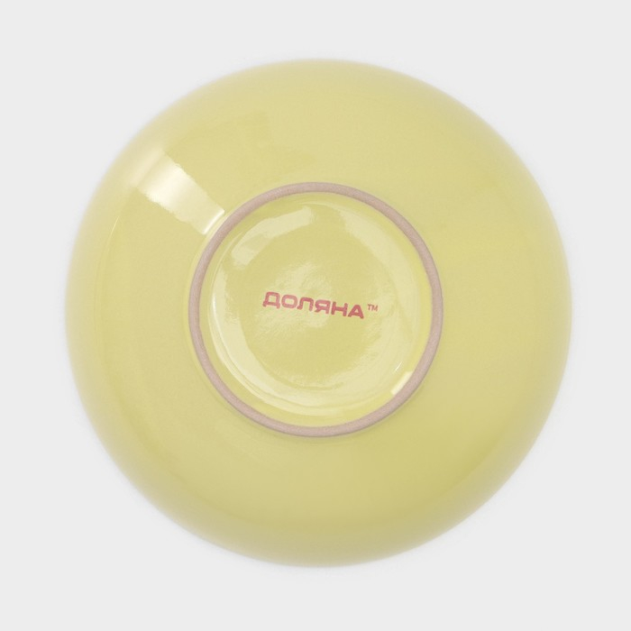 Набор тарелок керамических Доляна «Пастель»,18 предметов: 6 тарелок d=19 см, 6 тарелок d=27 см, 6 мисок d=19 см, цвет жёлтый Набор тарелок керамических Доляна «Пастель»,18 предметов: 6 тарелок d=19 см, 6 тарелок d=27 см, 6 мисок d=19 см, цвет жёлтый