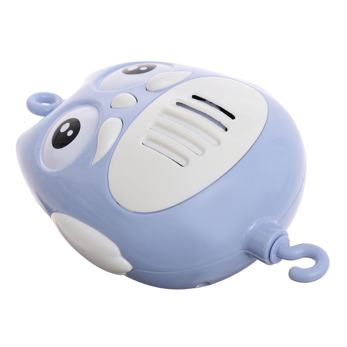 Мобиль музыкальный «Песенки совушки», на батарейках, цвет голубой Мобиль музыкальный «Песенки совушки», на батарейках, цвет голубой