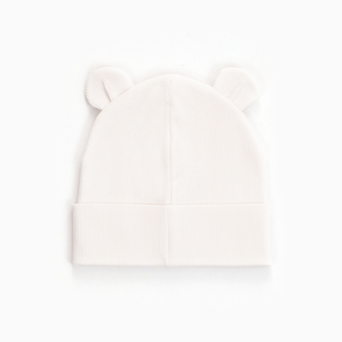 Шапка детская, цвет молочный, размер 44-46 Шапка детская, цвет молочный, размер 44-46