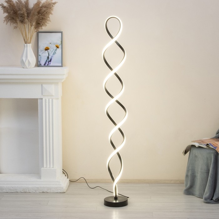 Торшер  Торшер "Инфинити" LED 30Вт 4000К черный 25х25х156 см