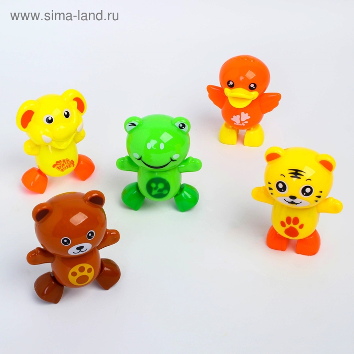 Набор для купания «Плаваем вместе», 5 игрушек и сачок Набор для купания «Плаваем вместе», 5 игрушек и сачок