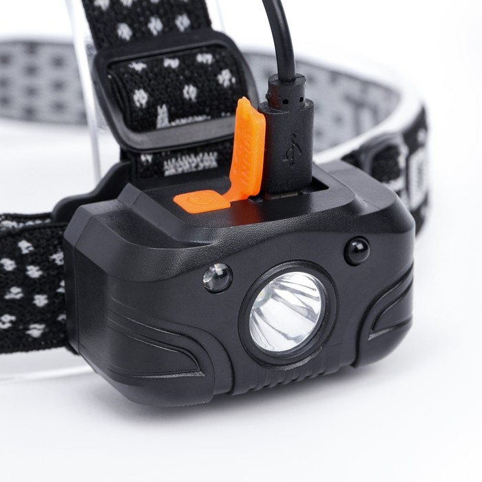 Фонарь налобный аккумуляторный, 20 Вт, 1000 мАч, LED Фонарь налобный аккумуляторный, 20 Вт, 1000 мАч, LED